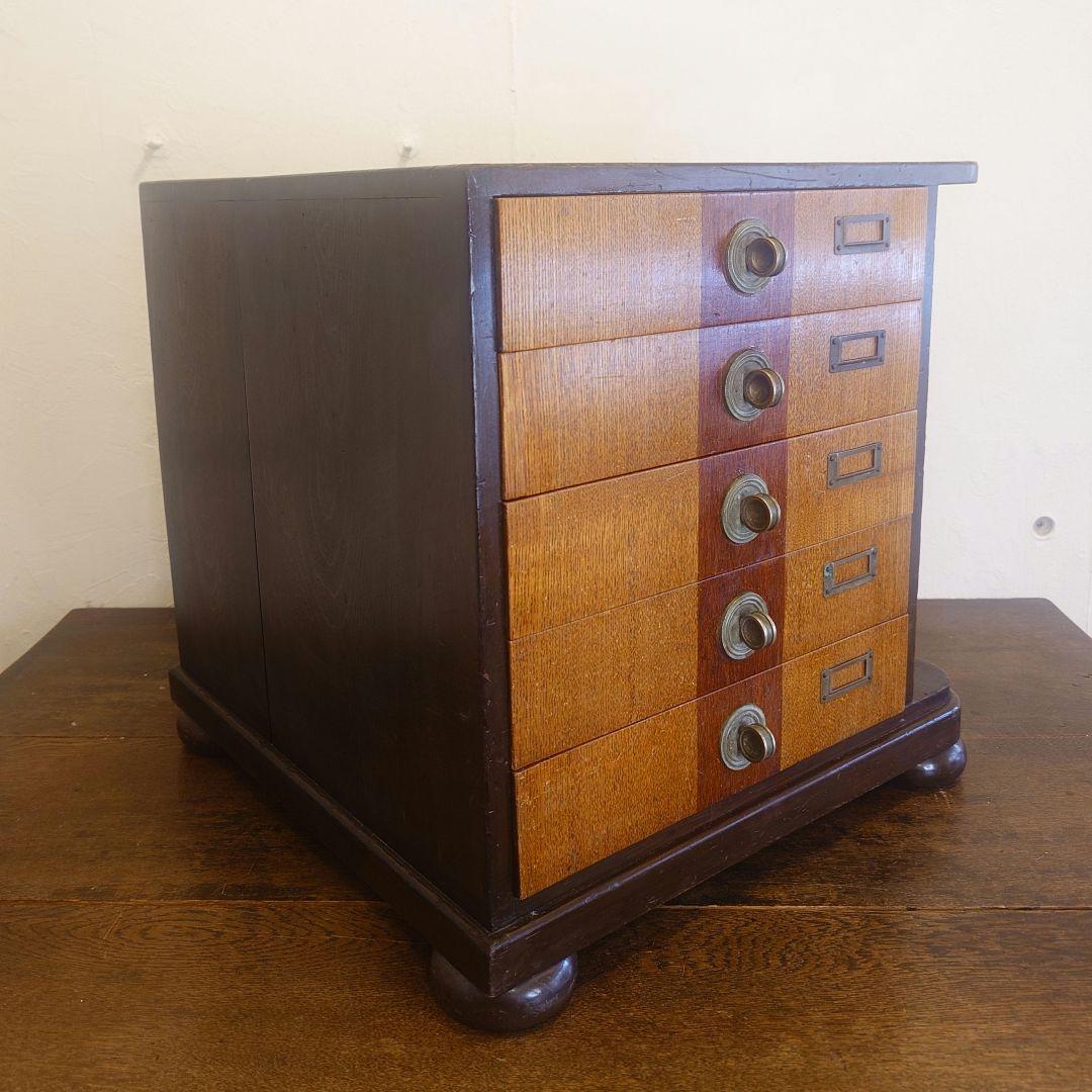 ビンテージ　レコードキャビネット 　引き出し　レトロ　アンティーク