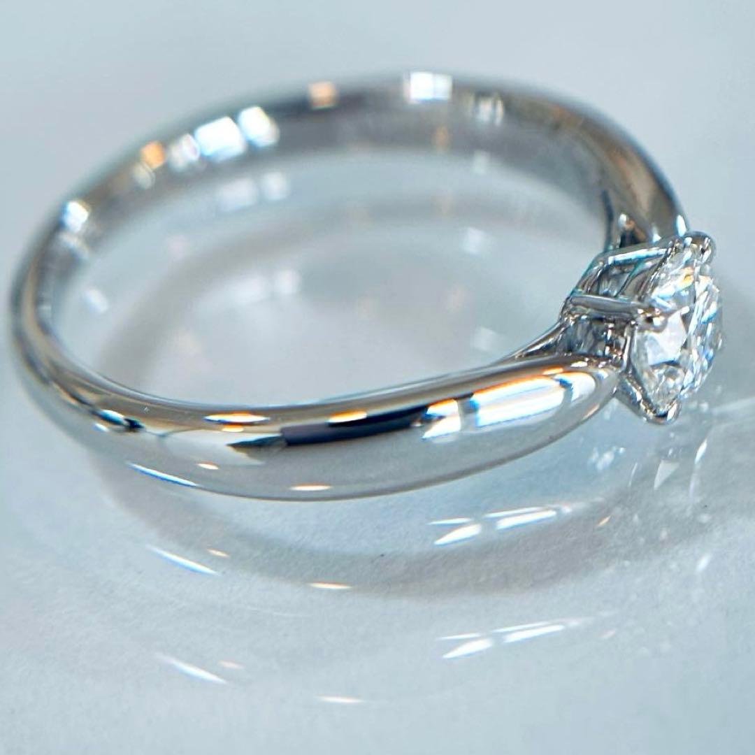 新品同様　ティファニー　Pt950 ハーモニー　ダイヤ　リング　0.26ct