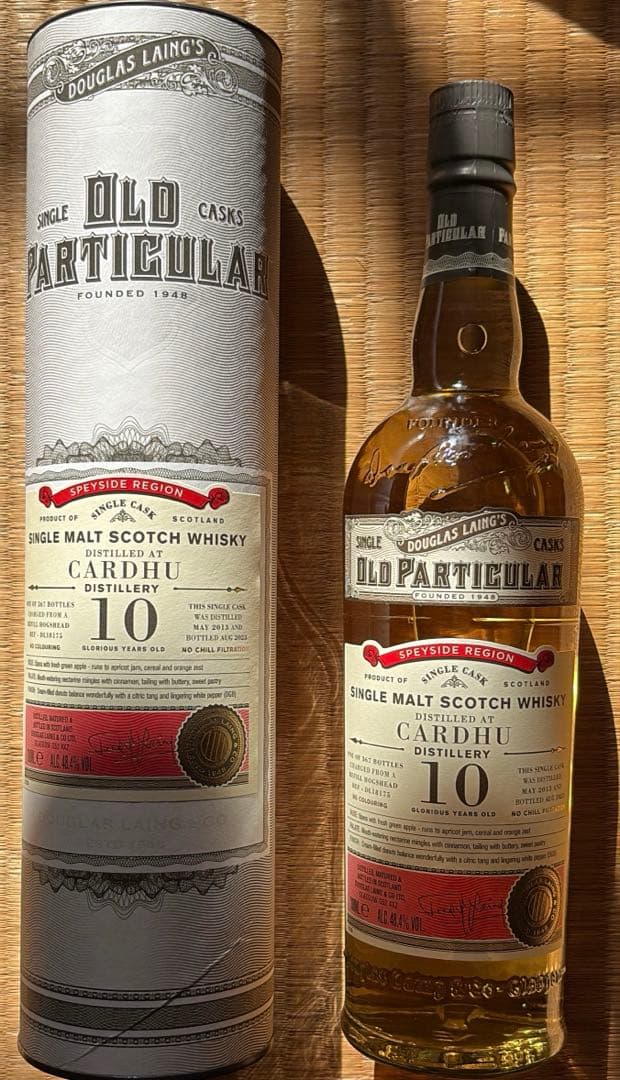 ウイスキー Old Particular Cardhu 10years 700ml48.4%
