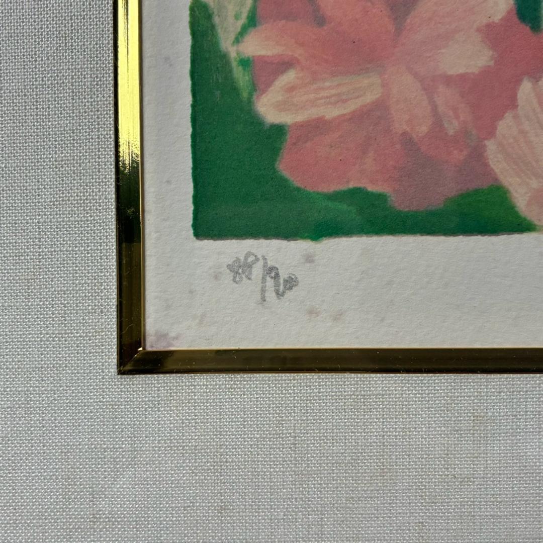 マリー・ローランサン「天使の娘」リトグラフ お洒落な額装 フランス