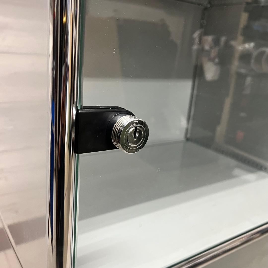 ★〜12/4迄★USMハラー 鍵付 ガラス扉 ２列３段 , lightgray