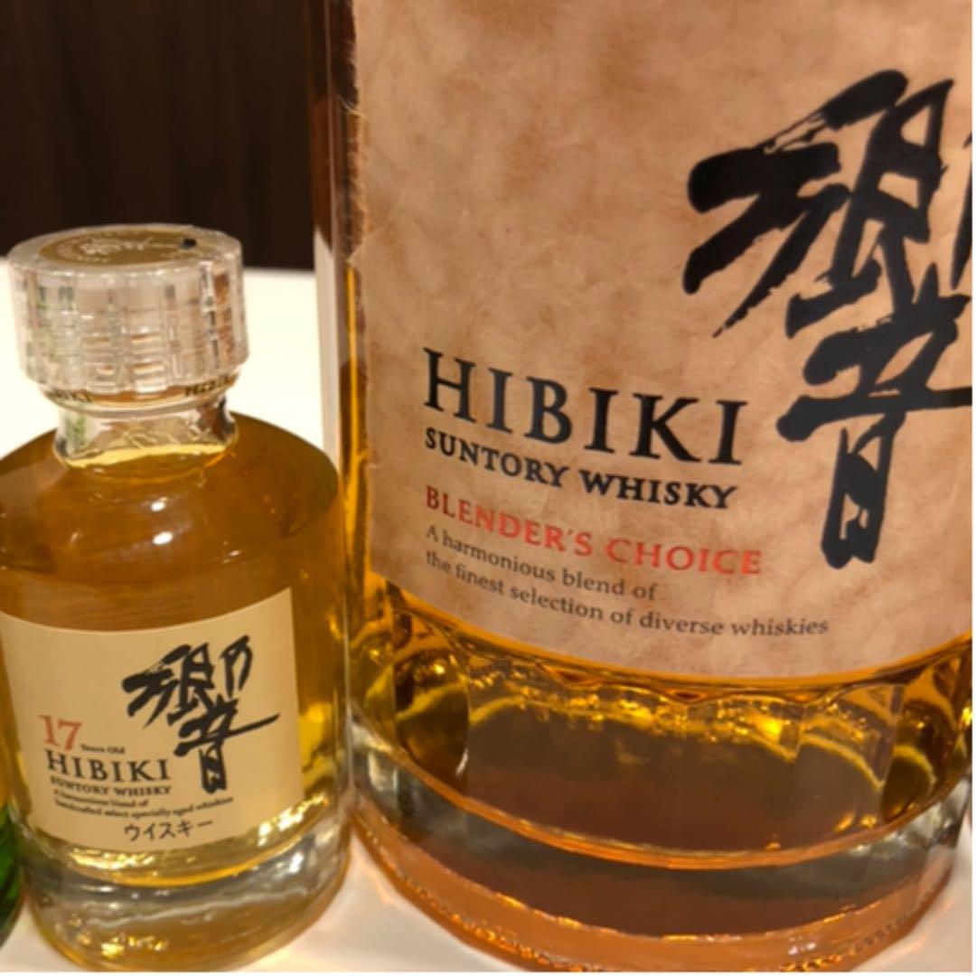 6本セット : 響21年、山崎12年、響、山崎12年、白州12年、響17年