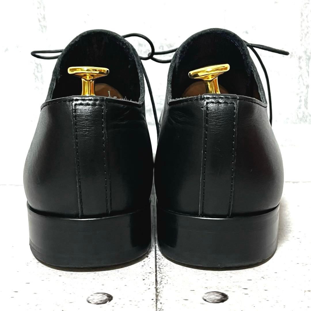 【パドローネ】ダービーシューズ プレーントゥ レザー♡ブラック 41
