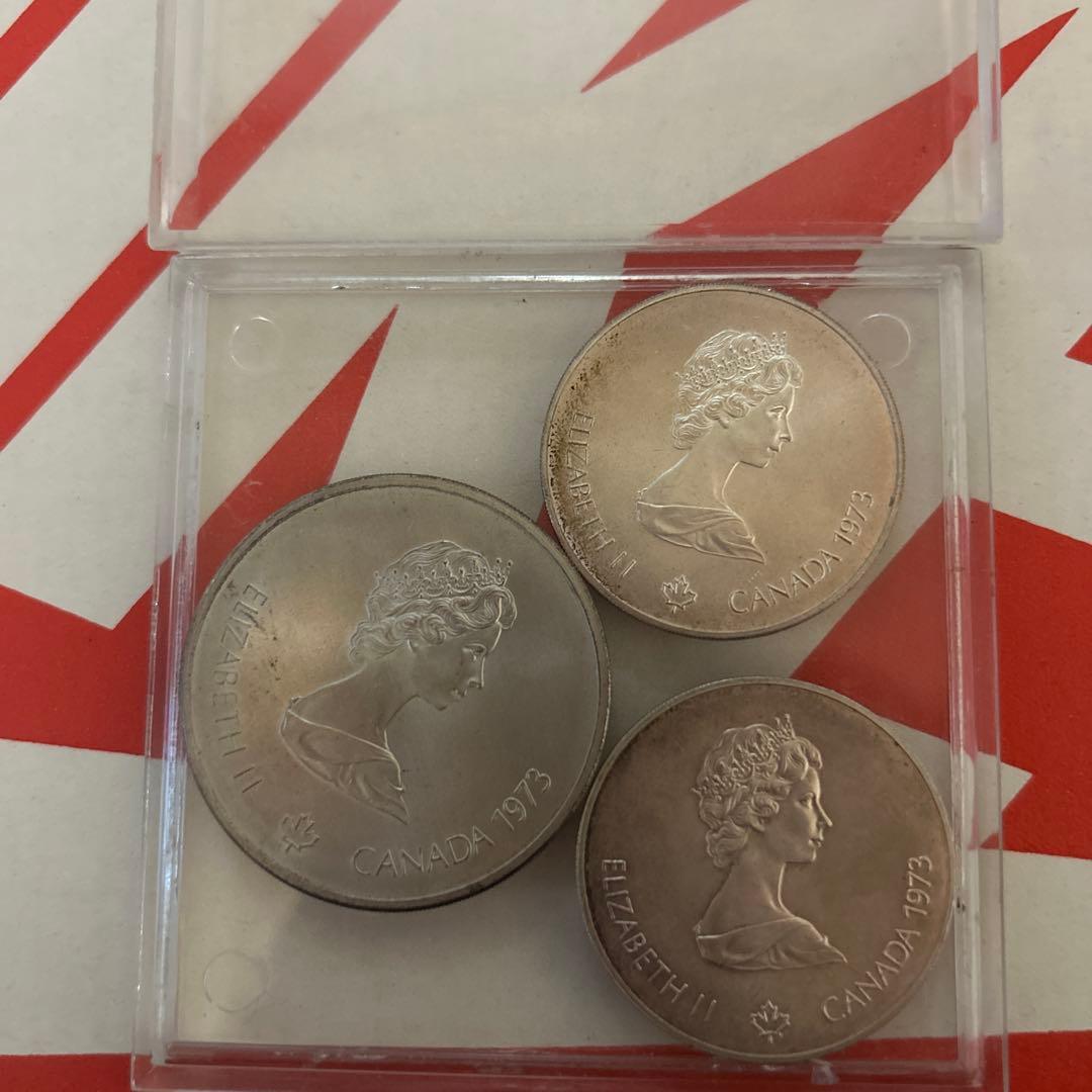 コ*ア様 1973年 カナダ 10ドル 硬貨 エリザベス2世