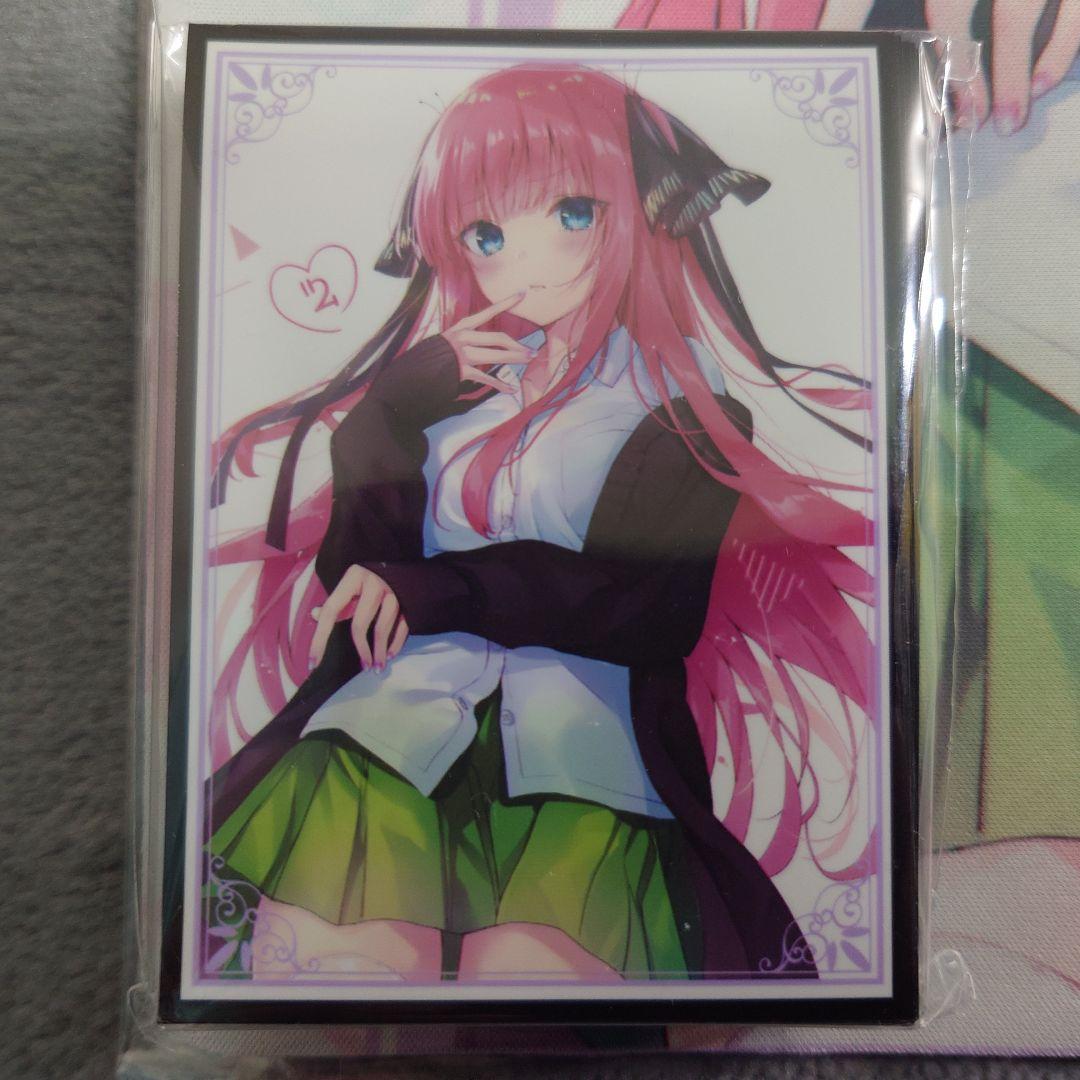 α2 五等分の花嫁 ロングヘアー&制服 中野二乃 スリーブ&プレイマット