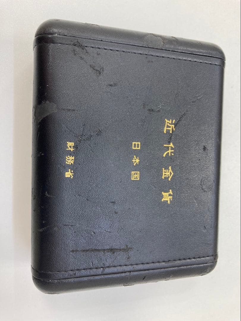 【極美品】新品　未使用　近代金貨　明治30年 新5円金貨 ケースベタ付き　五圓