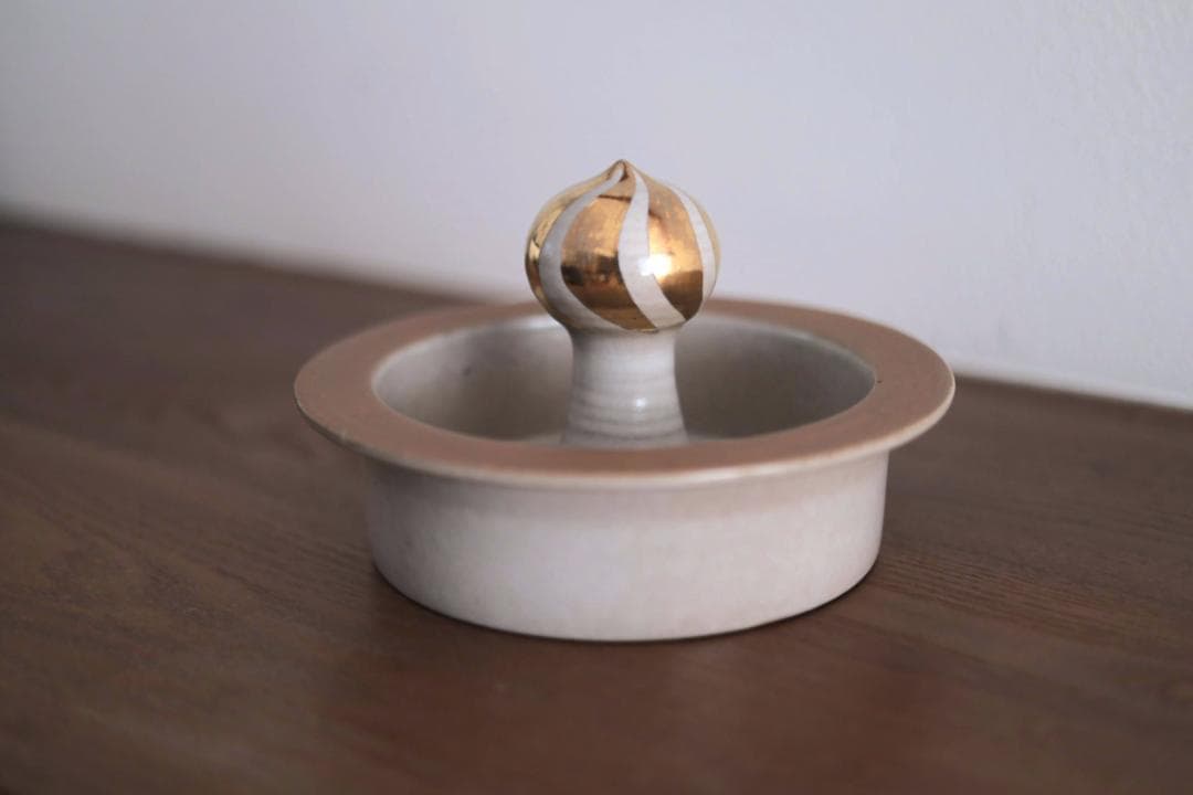 Lisa Larson リサラーソン 灰皿 黄金のノブ 73144