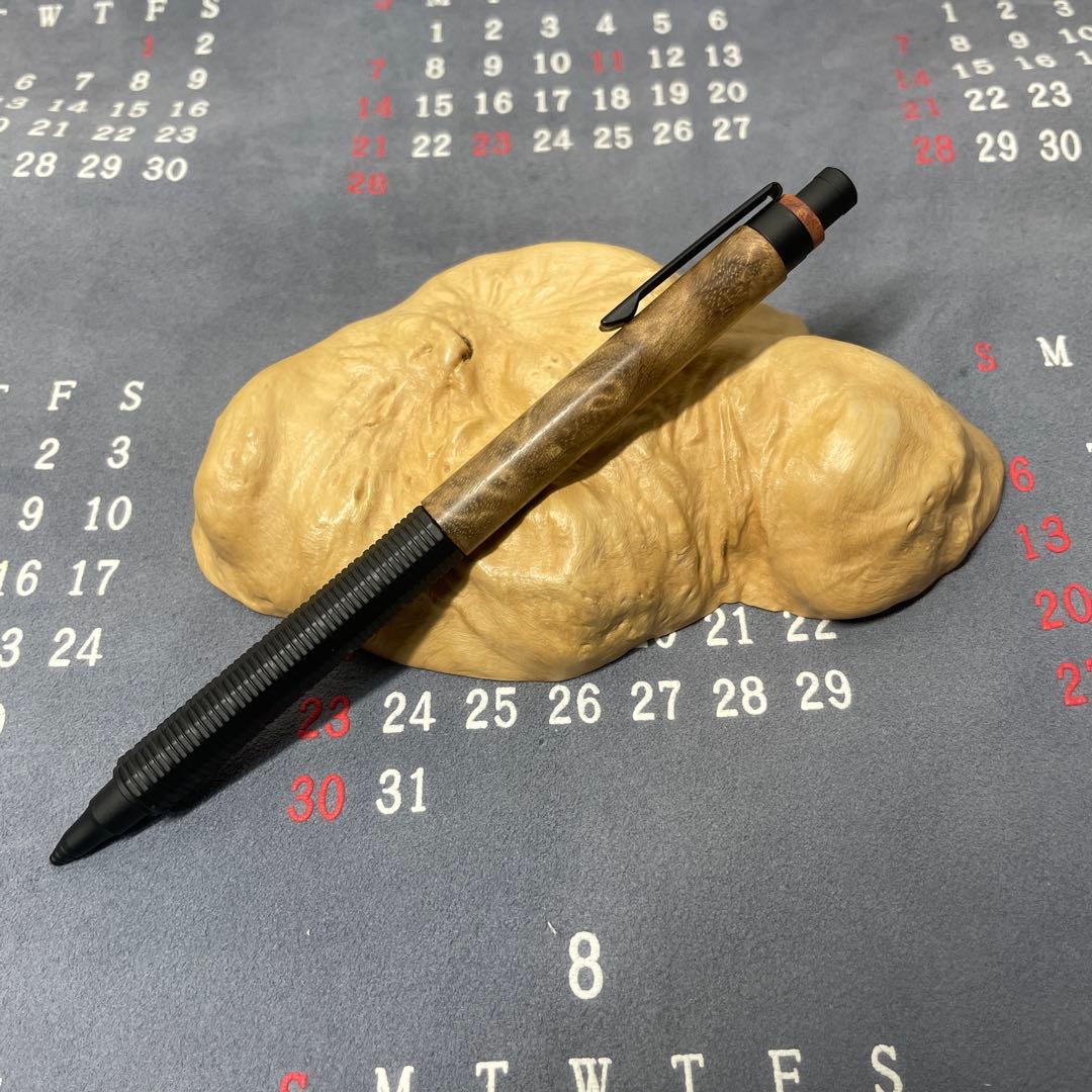 木軸　オレンズネロ　マーブルウッド×花梨瘤