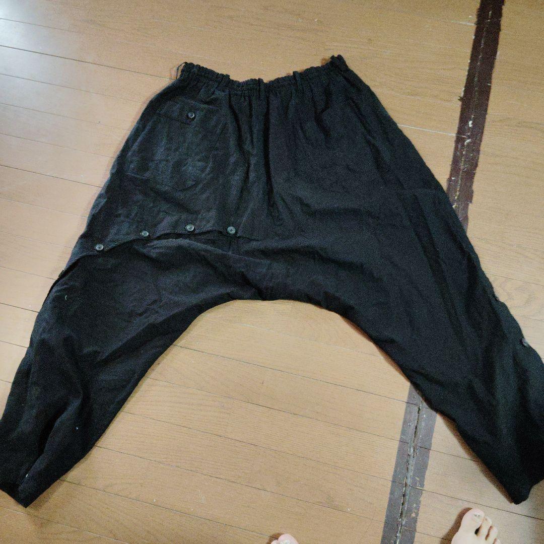 ブラック サルエルパンツ