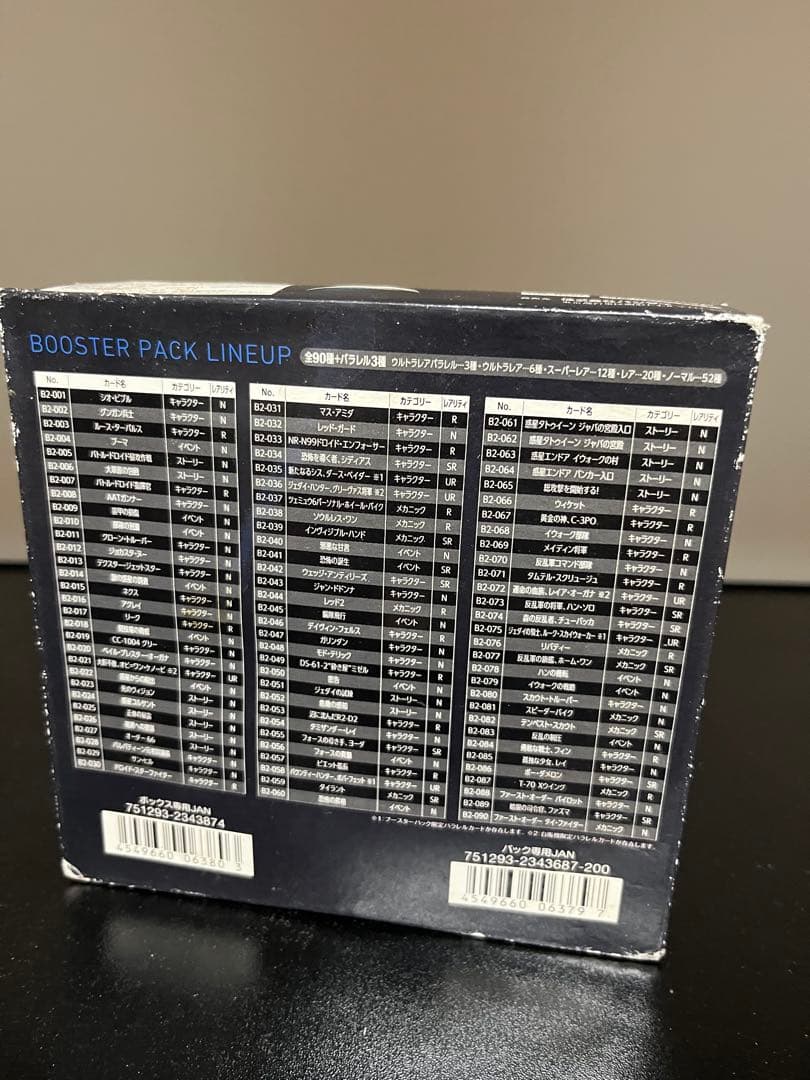 スターウォーズ 双極の象徴 トレーディングカードバトル 20パック box