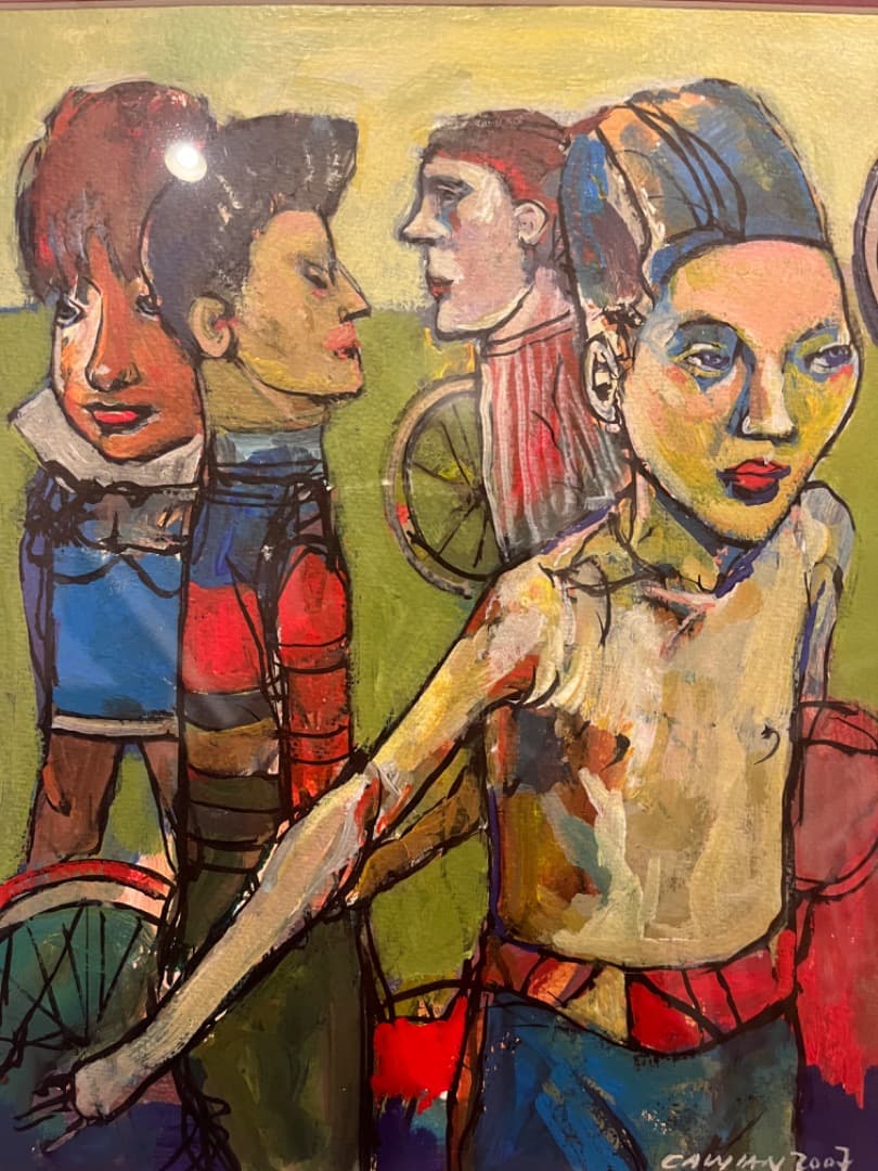 尾崎オマージュ【 Cawian 2001 絵画】