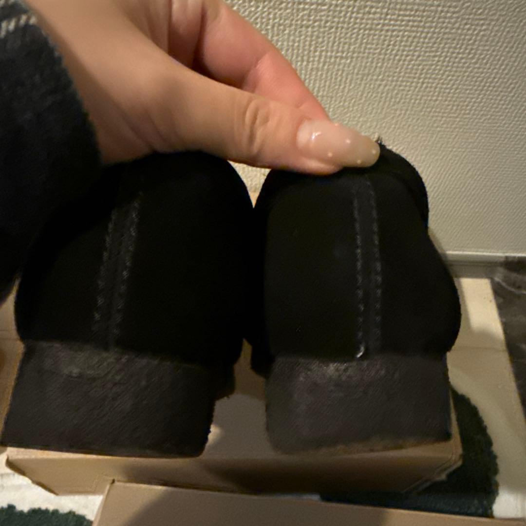 クラークス　ワラビー　スェード黒　箱付き