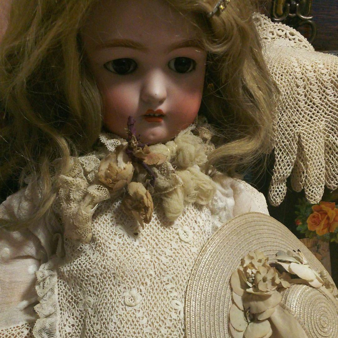 シモンハルビックビスクド―ル1900年アンティークド―ル