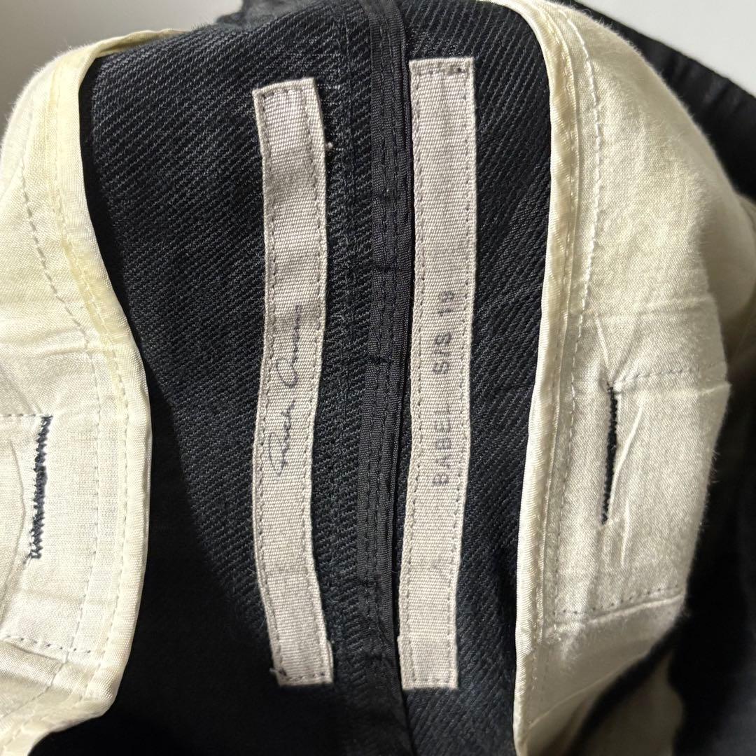 rick owens コーティングパンツ