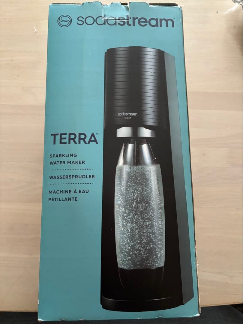 SodaStream TERRA 炭酸水メーカー 60Lガスシリンダー付き
