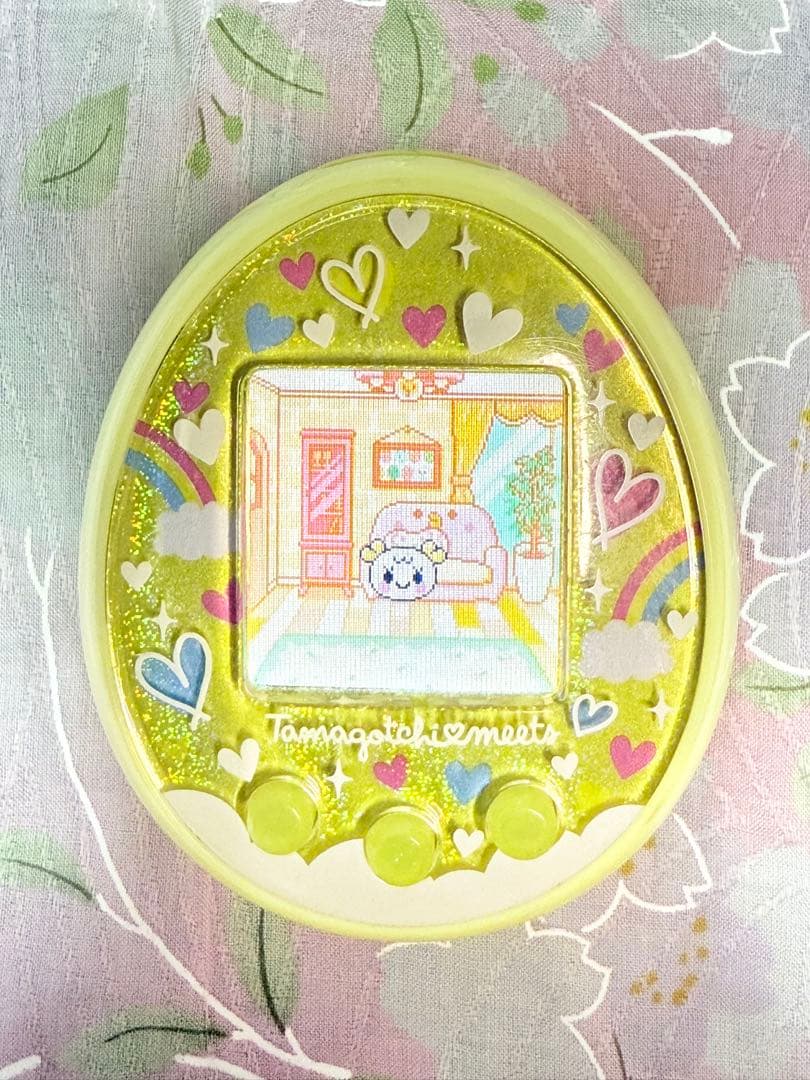 【動作確認済】たまごっちみーつ メルヘンみーつver. イエロー