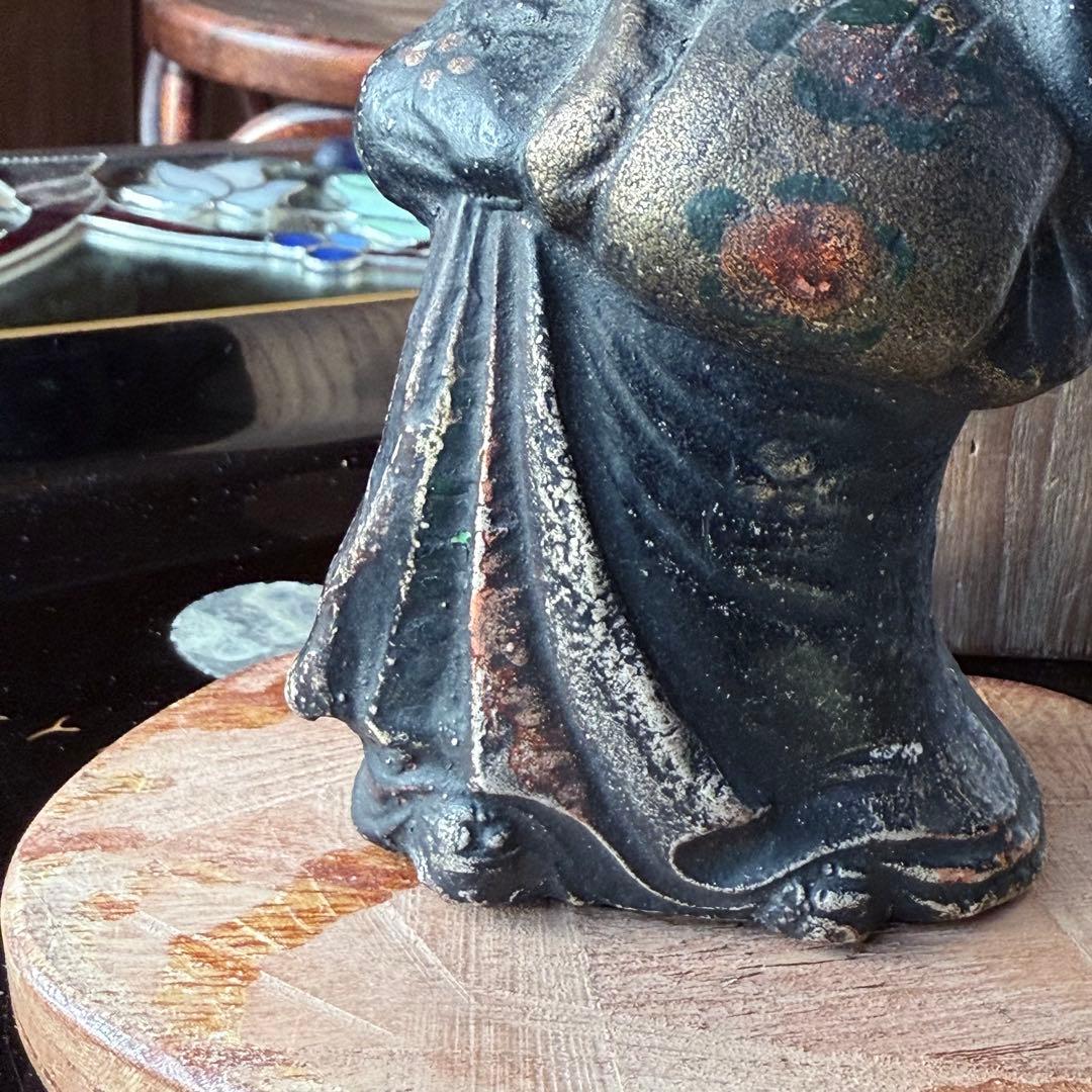 新春特別リリース‼️最強フィギュリンお福さん‼️「御福土偶」鵤幸右衛門作桐箱箱書あり