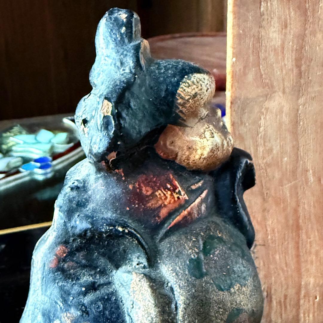 新春特別リリース‼️最強フィギュリンお福さん‼️「御福土偶」鵤幸右衛門作桐箱箱書あり