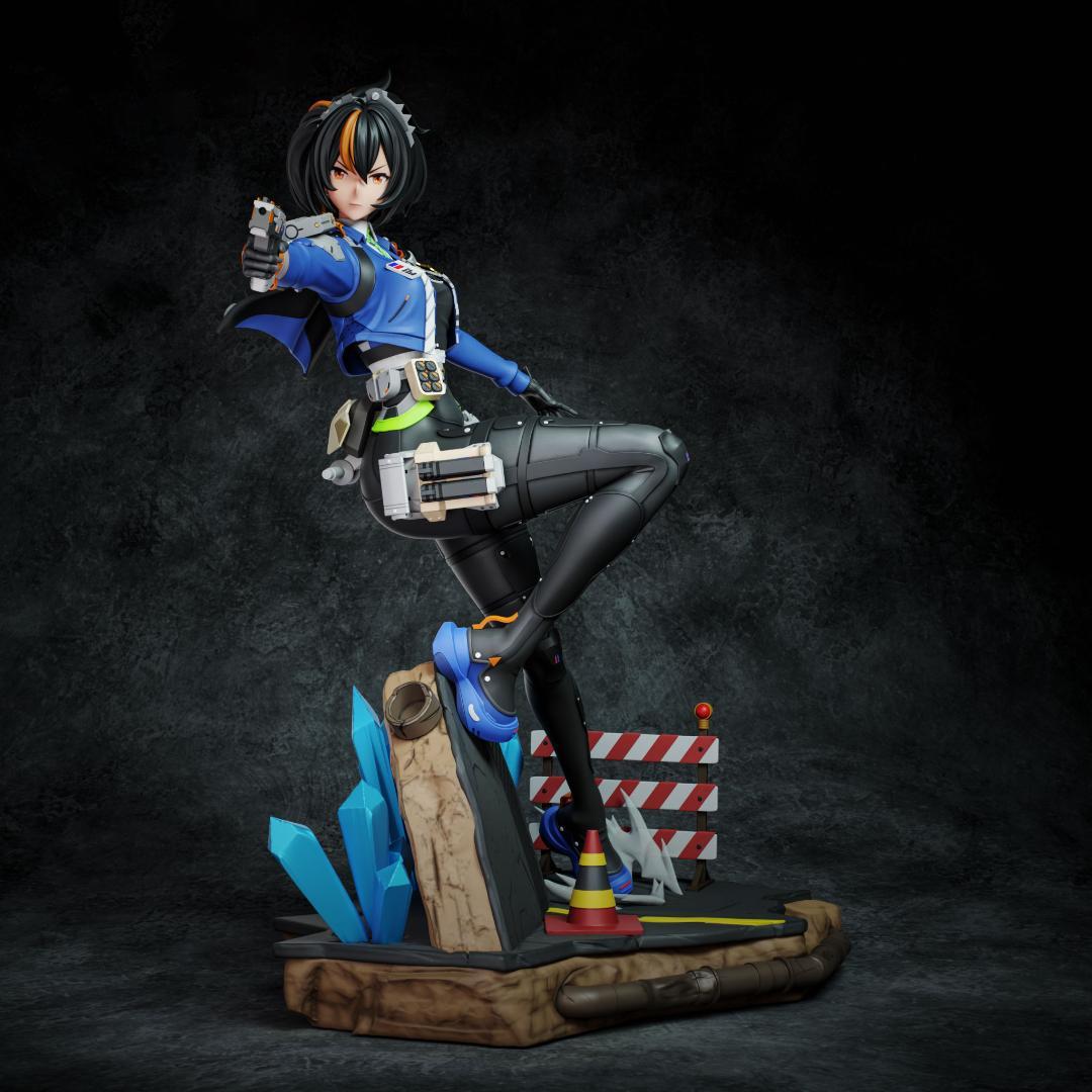 1/8　未塗装未組立　【 朱鸢 ゼンレスゾーンゼロ 】フィギュア　ガレージキット