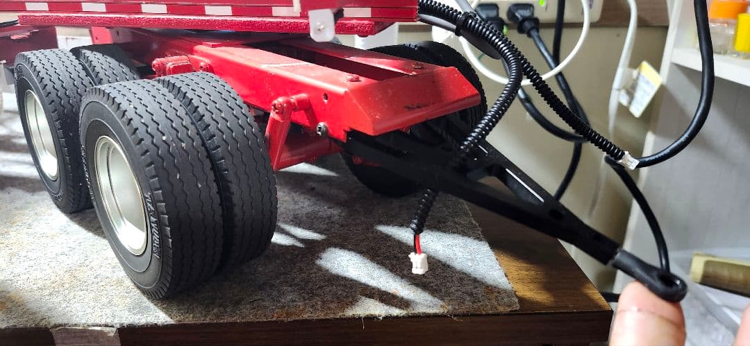 タミヤ　1/14フルトレーラー材木トレーラー