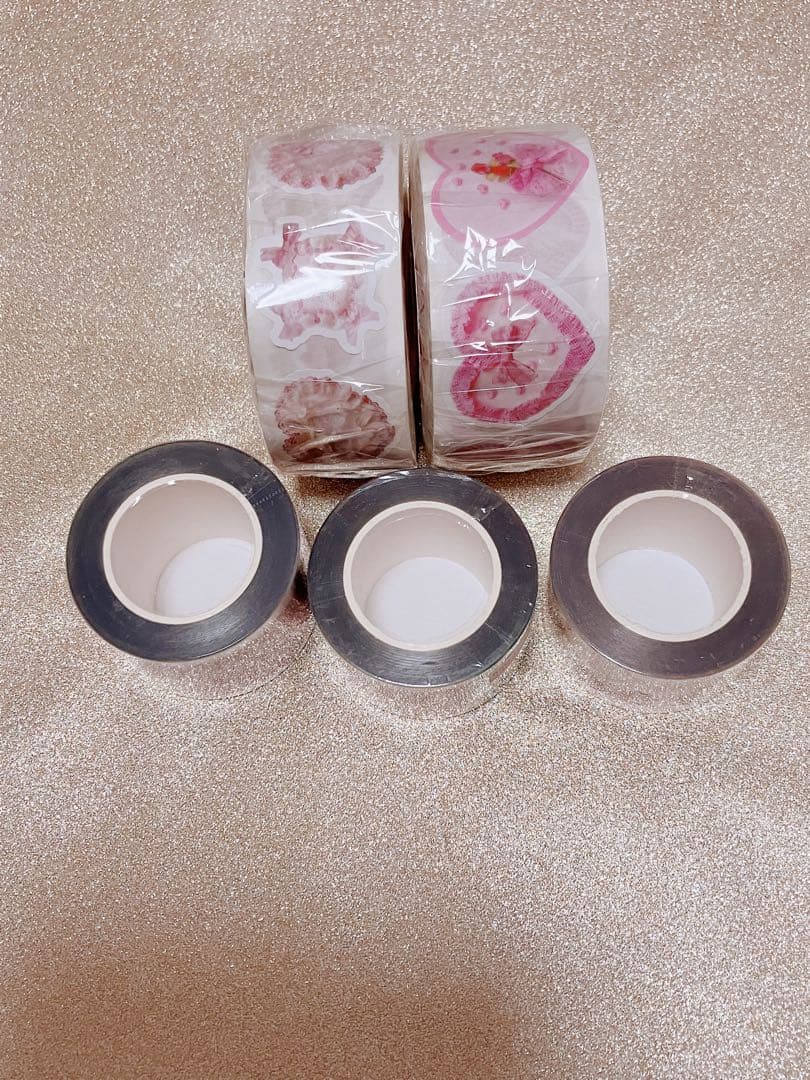 週末限定値下げaromantic様 新作 ロールシールPETテープ メモ カード