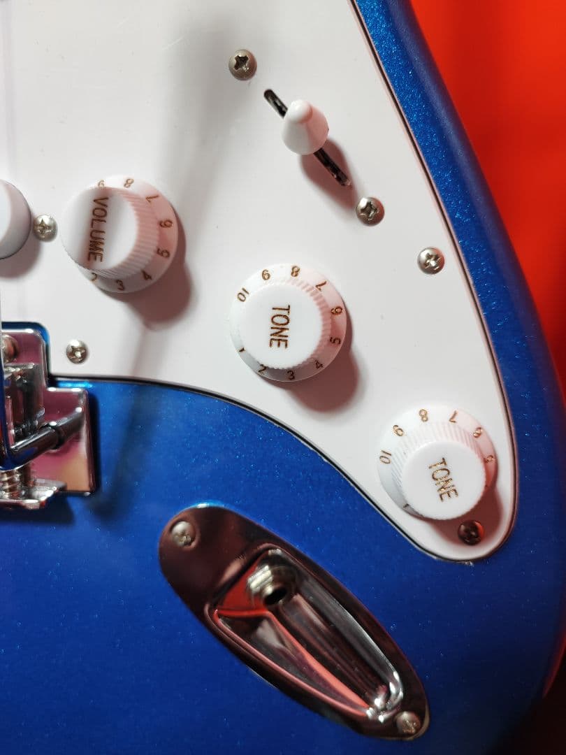 Playtech エレキギター ST250 メタリックブルー