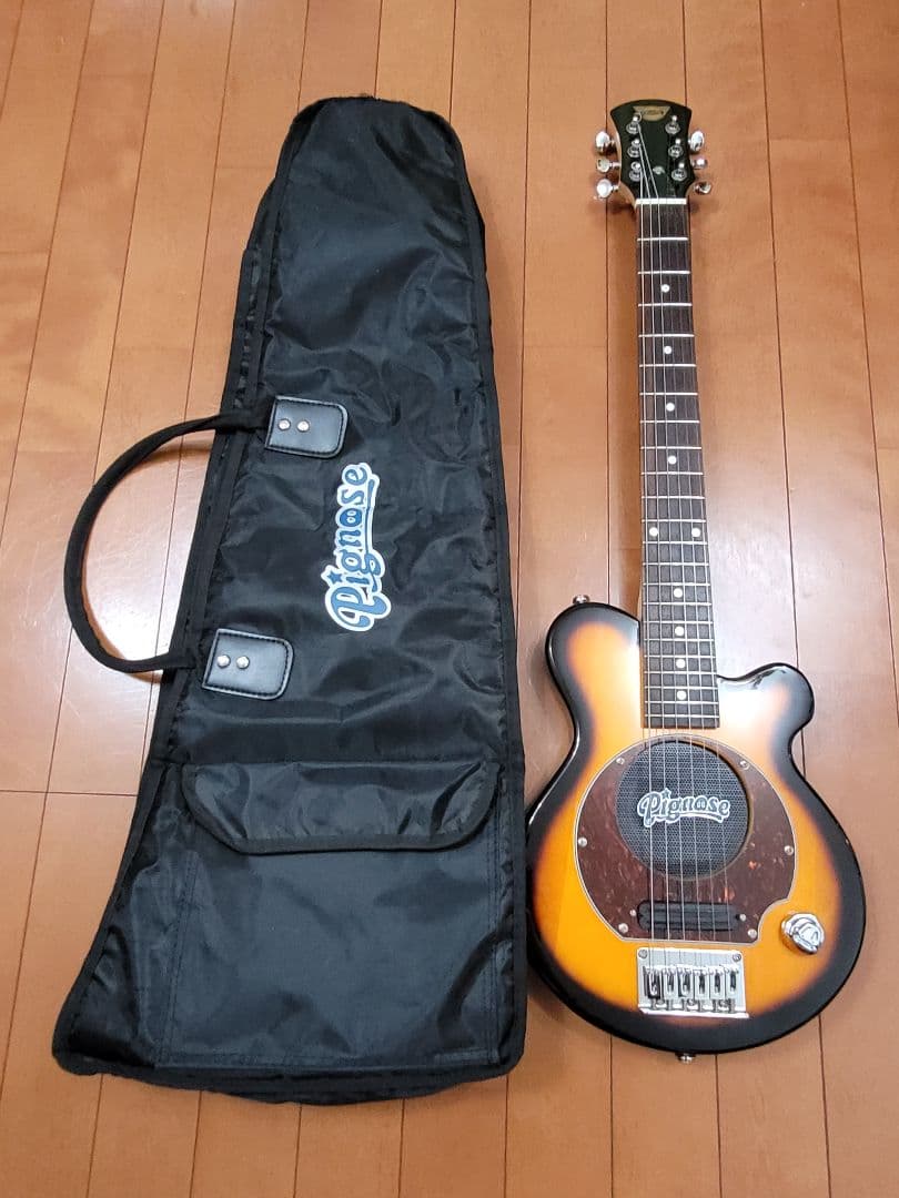 Pignose アンプ内蔵 ミニギター ピグノーズ バースト①