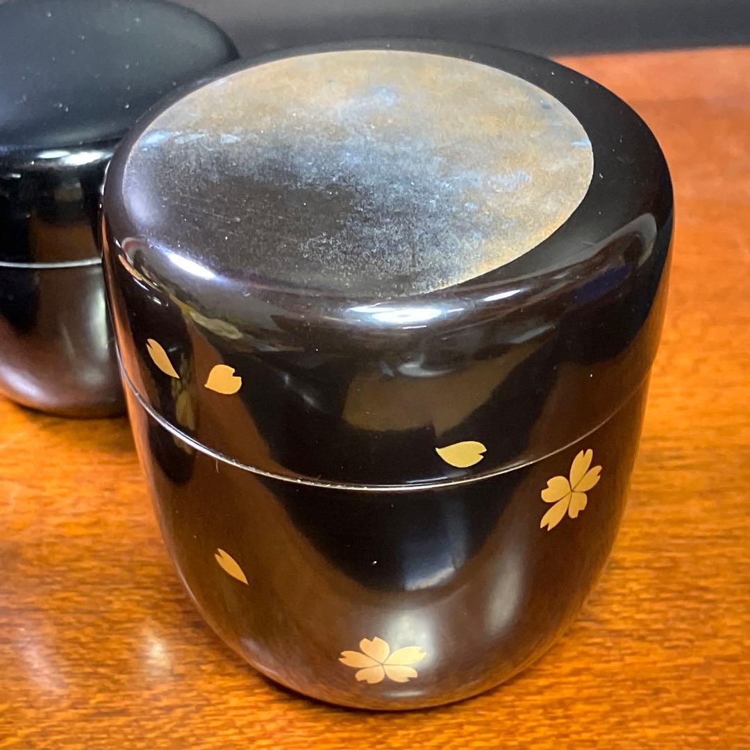 棗 各種 5点 茶道具 金彩 漆棗 中村秀甫 T1031-14