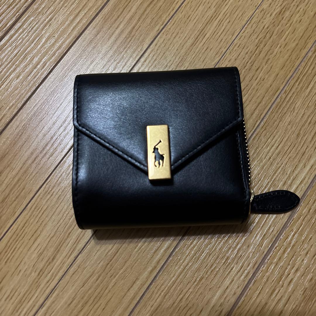 ポロラルフローレン Polo ID レザー コンパクト ウォレット