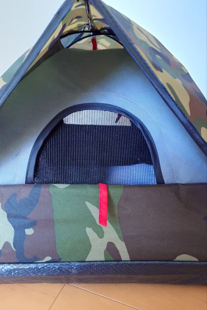 CAT CAMP　テント　ペットテント　猫ベッド　キャットテント　迷彩　カモ柄