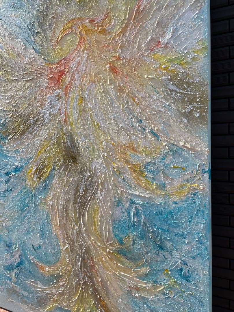 インテリア/絵画/アート/抽象画/モダン/ホテル/ゴールド/オーラ/鳳凰/不死鳥