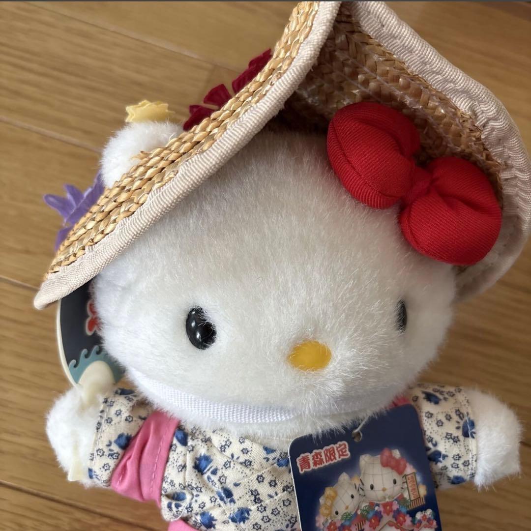 ぬいぐるみ キティ サンリオ マスコット ご当地 青森 激レア 希少 稀少 人形