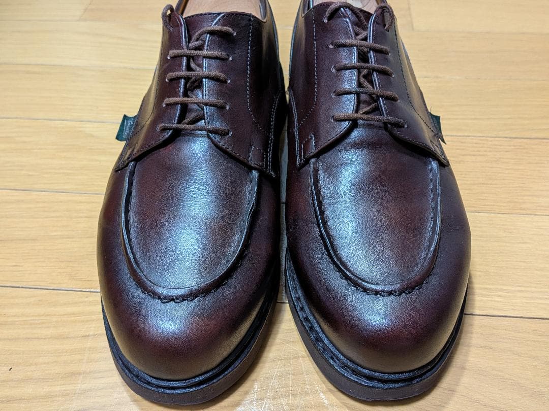 パラブーツ　シャンボード　カフェ　オールソール交換済　　6.5