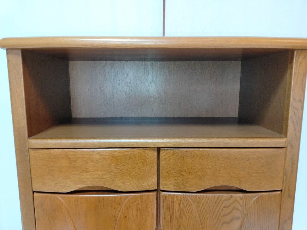 【展示美品】浜本工芸 HAMAMOTO 電話台 FAX台 飾り棚 サイド