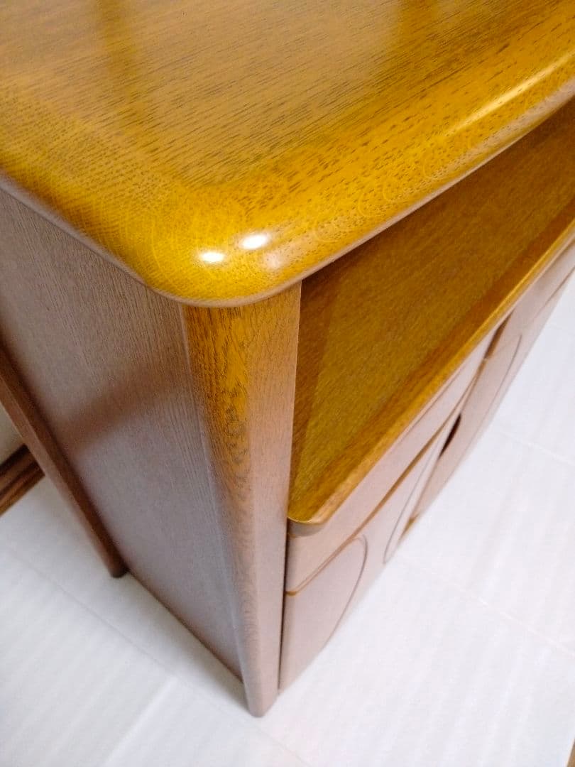 【展示美品】浜本工芸 HAMAMOTO 電話台 FAX台 飾り棚 サイド