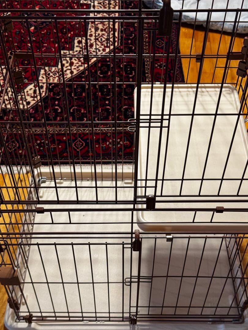 Richell キャットケージ 2段式 リラックスCサークル BR S