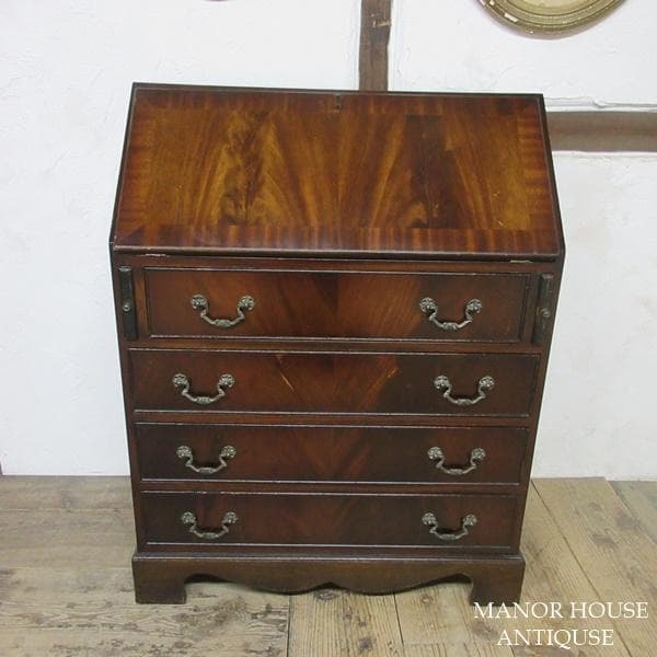 イギリス アンティーク 家具 ライティングビューロー デスク 机 6469d