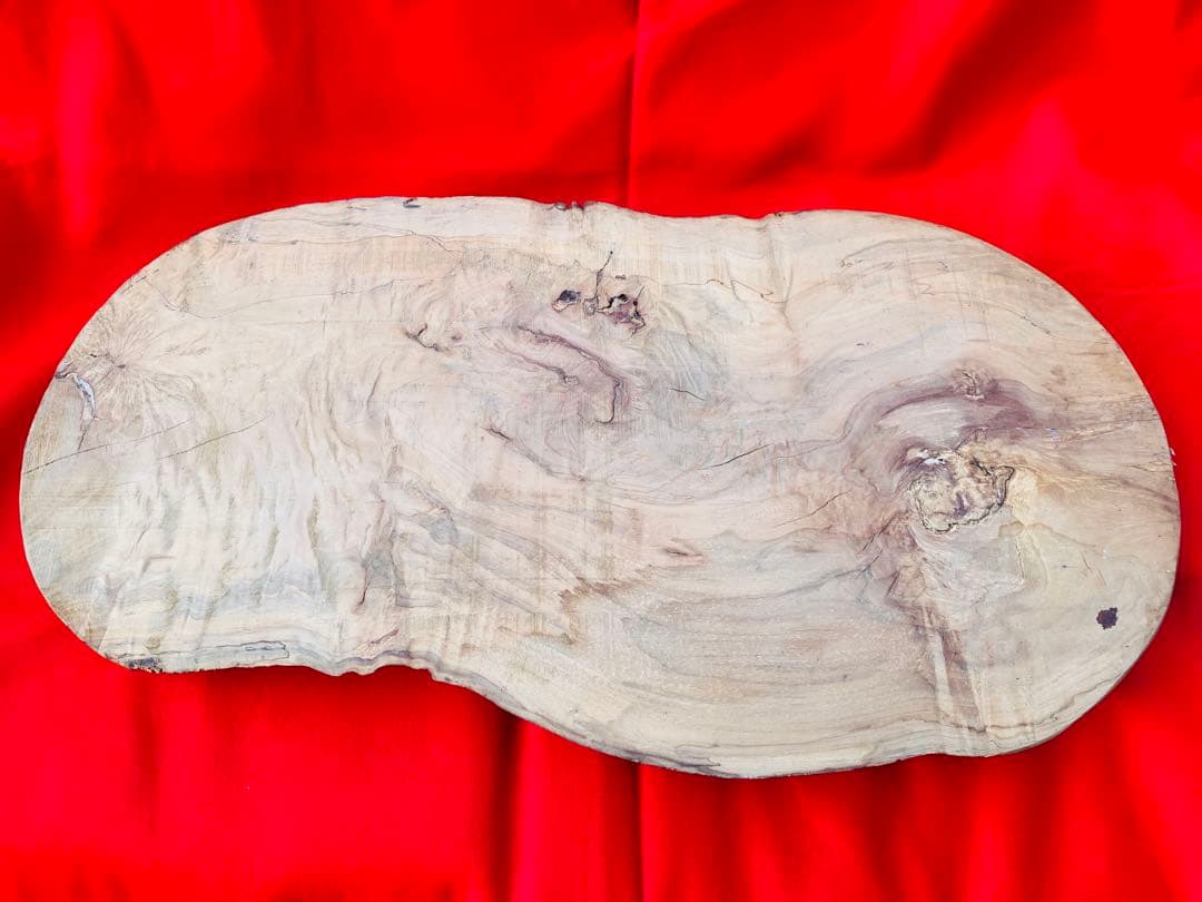 一枚板 花台 盆栽台 置き台 飾り台 無垢 昭和 アンティーク 古道具 ③