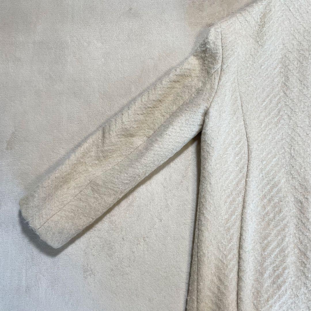 JIL SANDER ロングコート　 アルパカ　シルク　混　38