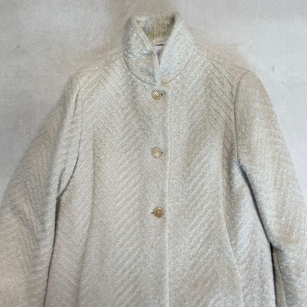 JIL SANDER ロングコート　 アルパカ　シルク　混　38