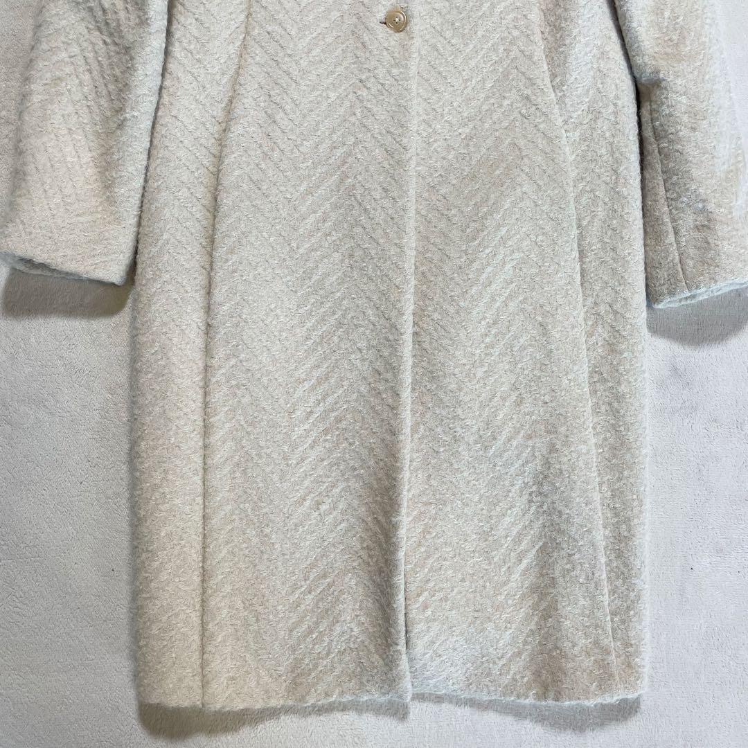 JIL SANDER ロングコート　 アルパカ　シルク　混　38