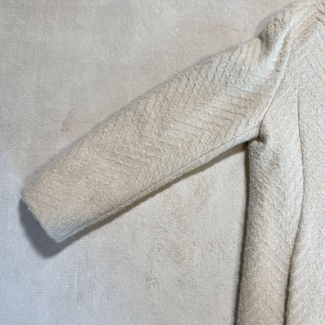 JIL SANDER ロングコート　 アルパカ　シルク　混　38