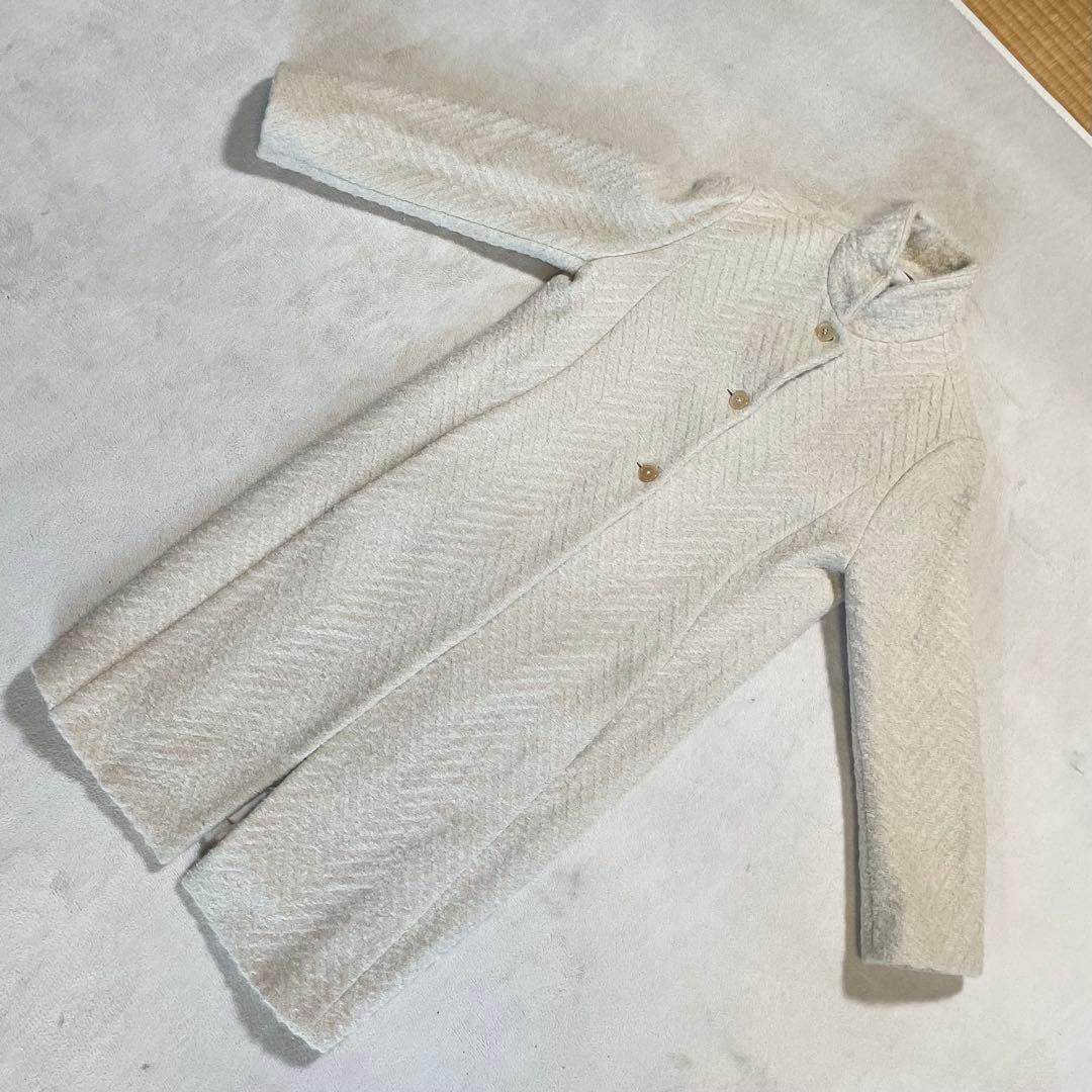 JIL SANDER ロングコート　 アルパカ　シルク　混　38