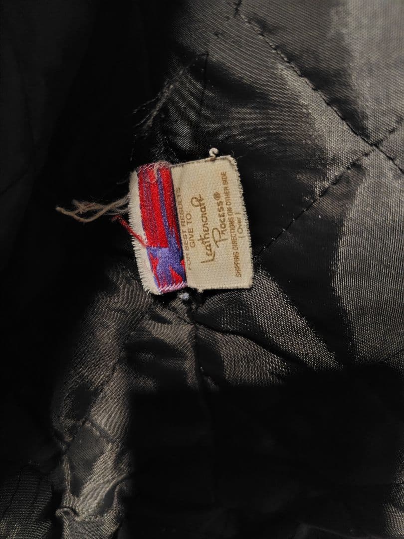 Schott シングルライダース ブラック 茶芯