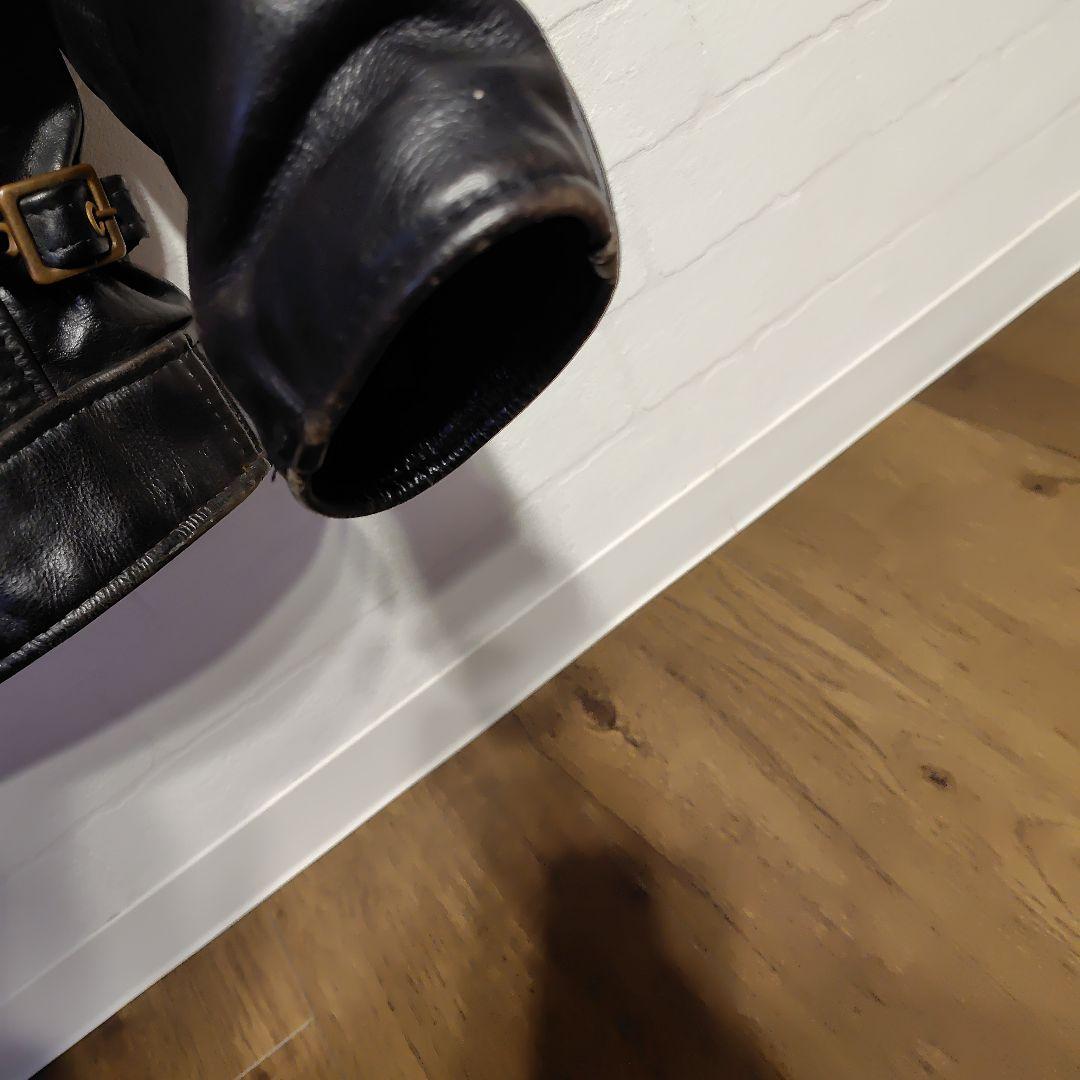 Schott シングルライダース ブラック 茶芯