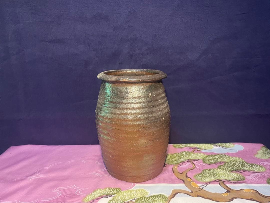 越前焼 花瓶 陶器 工芸品