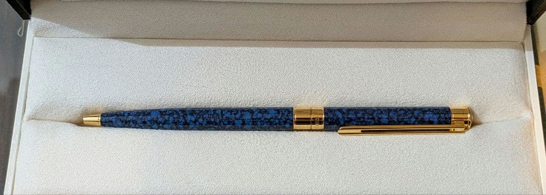 極美品　廃盤　MONTBLANC　ノブレスオブリージュ　ブルーマーブル