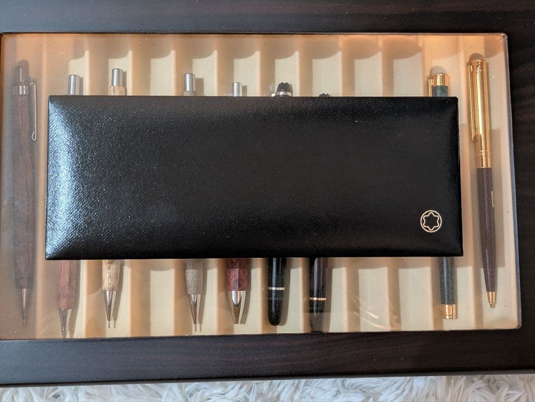 極美品　廃盤　MONTBLANC　ノブレスオブリージュ　ブルーマーブル