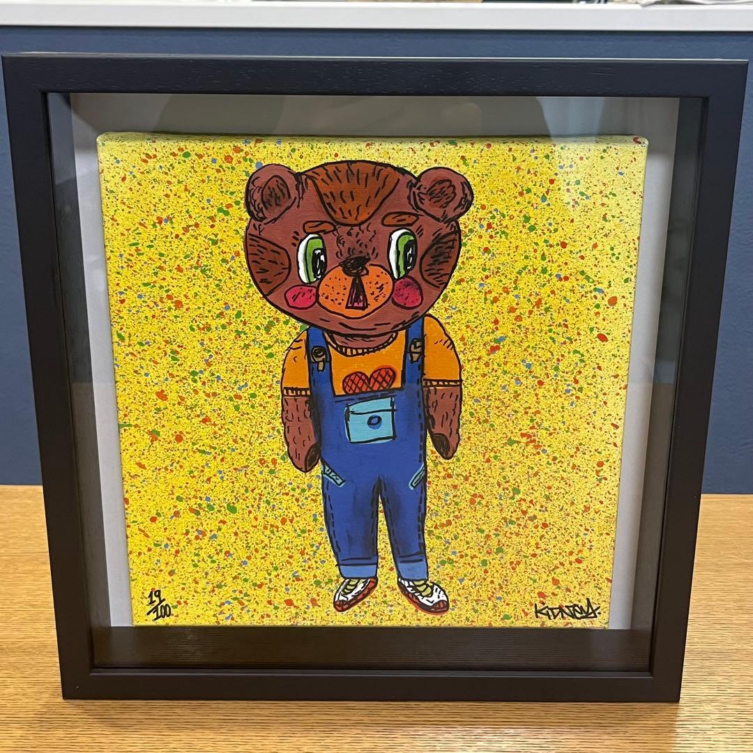 ロブ・キドニー 絵画 版画 Sunday Bear 7905 19/100 クマ