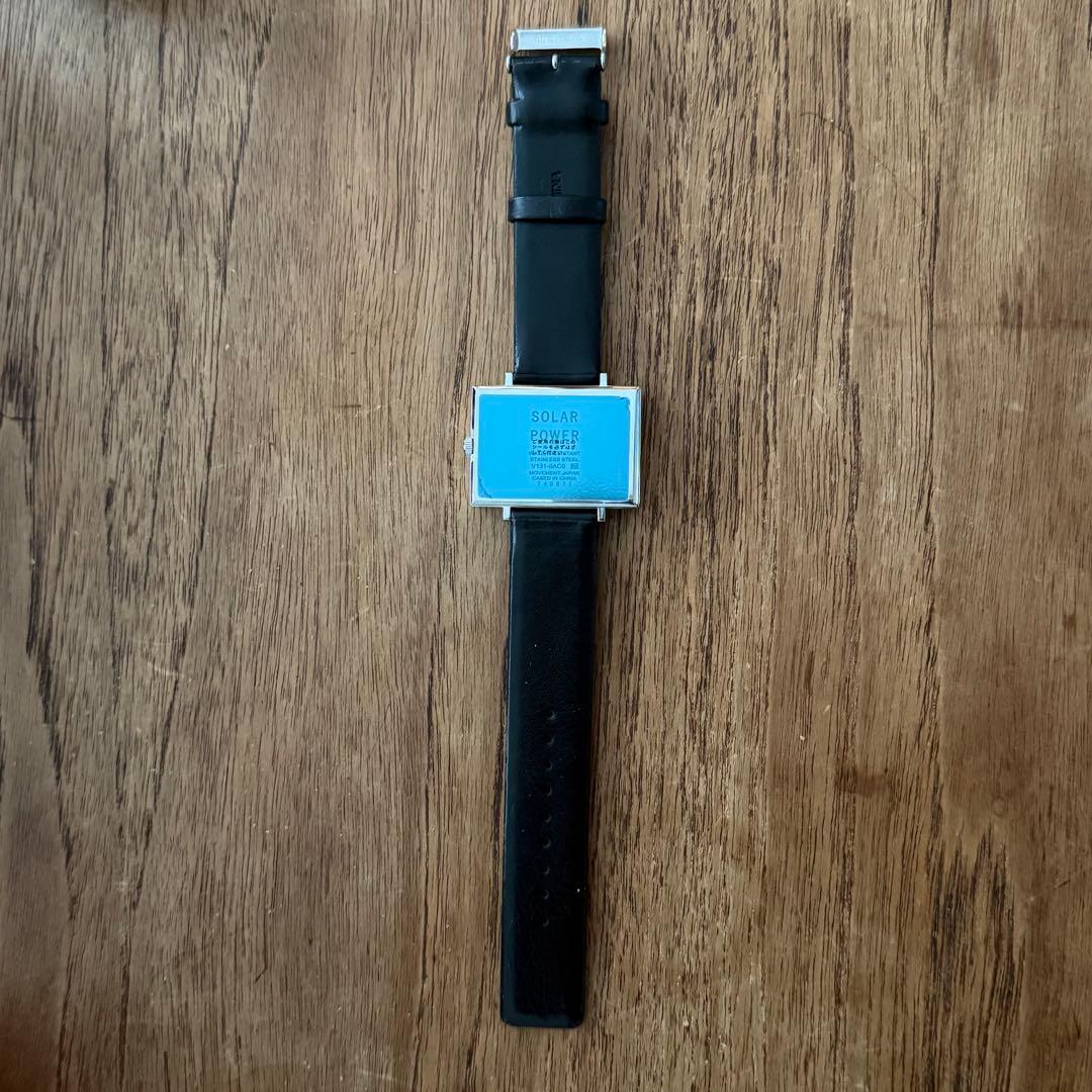 無印良品　MUJI 腕時計　駅の時計　ブラック　深澤直人